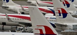 Máy bay của Malaysia Airlines tại Sân bay Quốc tế Kuala Lumpur.