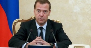 Thủ tướng Nga Dmitri Medvedev.