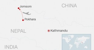 Hành trình bay dự kiến của máy bay hãng Tara Air