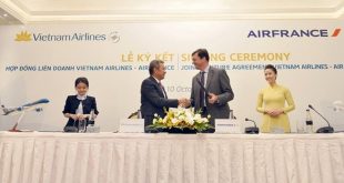 Vietnam Airlines và Air France ký hợp tác liên doanh toàn diện.