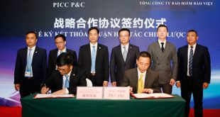 Ngày 7/9, tại Diễn đàn cấp cao lần thứ 4 về hợp tác phát triển bảo hiểm giữa Trung Quốc và các nước ASEAN tại thành phố Nam Ninh (Trung Quốc), Bảo hiểm Bảo Việt đã chính thức ký kết thỏa thuận hợp tác chiến lược với PICC P&C